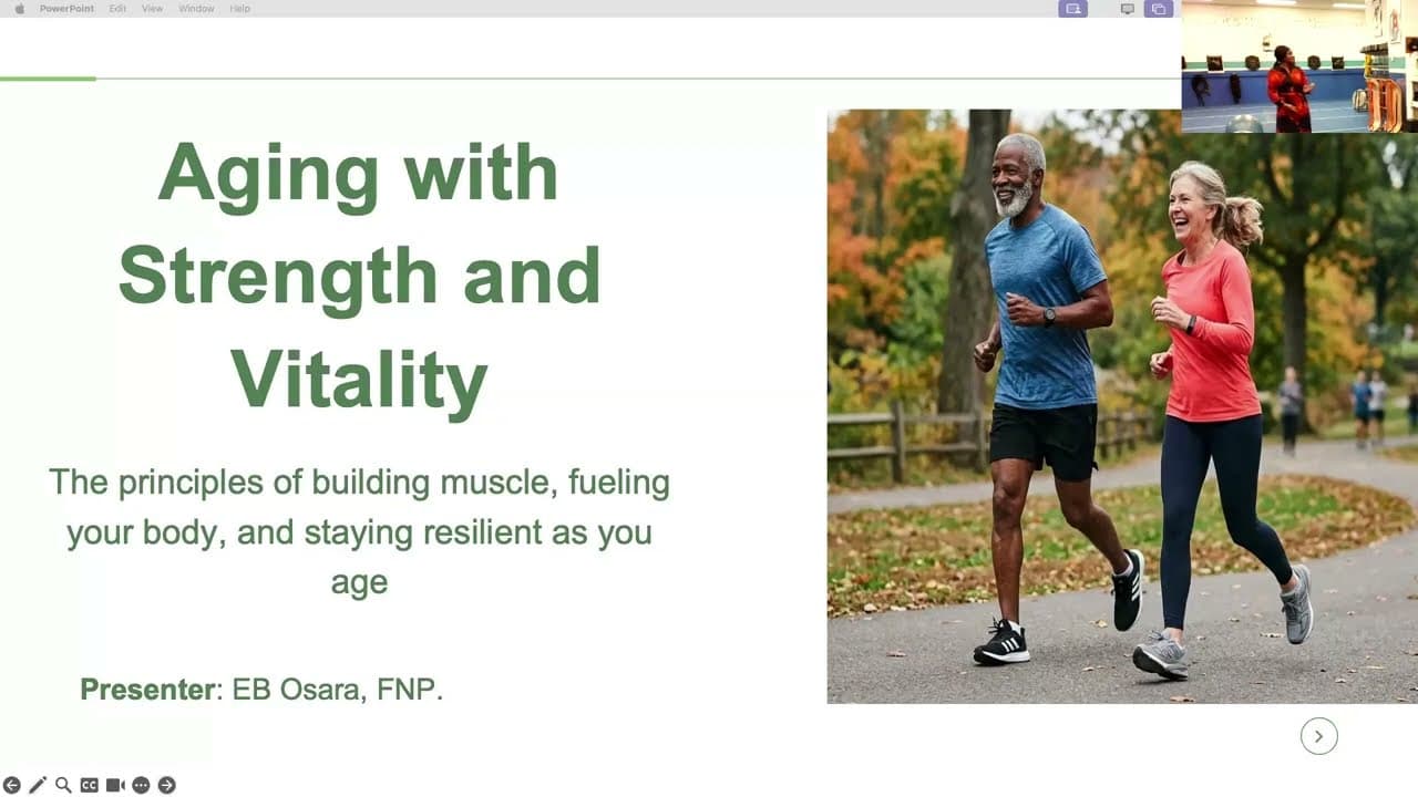 Aging with Strength and Vitality Seminar